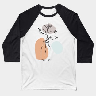 Abstract flower vase Baseball T-Shirt